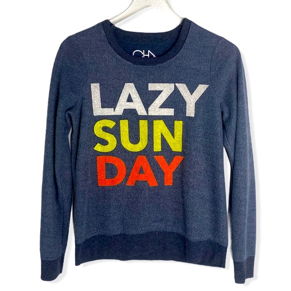 Chaser “Lazy Sunday” fuzzy sweatshirt size XS - Picture 1 of 4